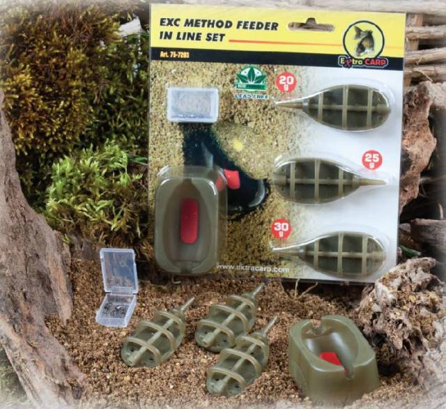 EXTRA CARP METHOD FEEDER SET 20,30,40G + FORMIČKA