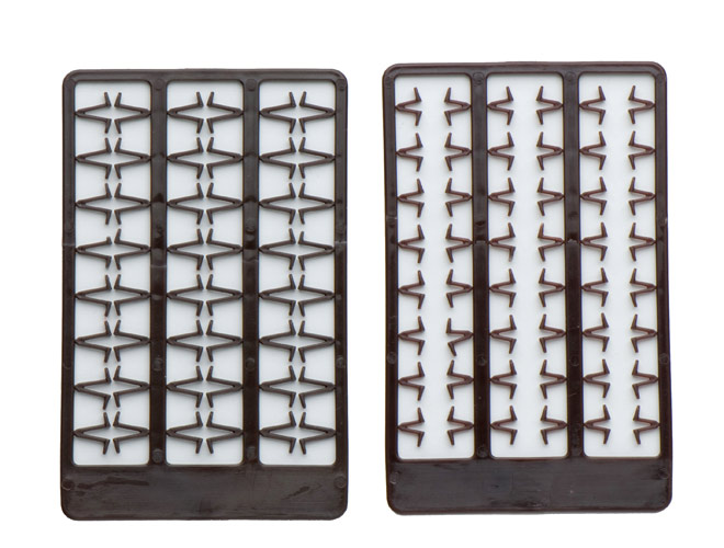 Mivardi Boilie stoppers V medium (brown) 48pcs rack