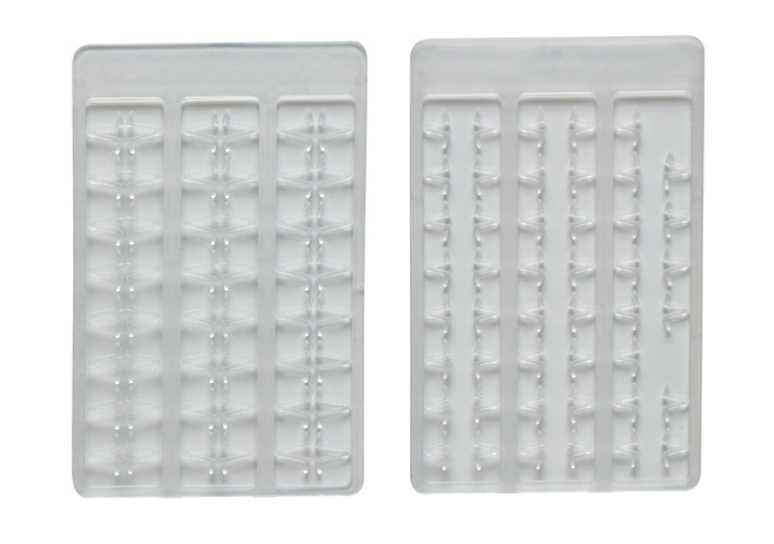 Mivardi Boilie stoppers V medium (clear) 48pcs rack