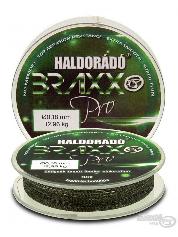HALDORÁDÓ BRAXX PRO - PLETENÁ NADVÄZCOVÁ ŠNÚRKA NA FEEDER 0,06MM / 10M