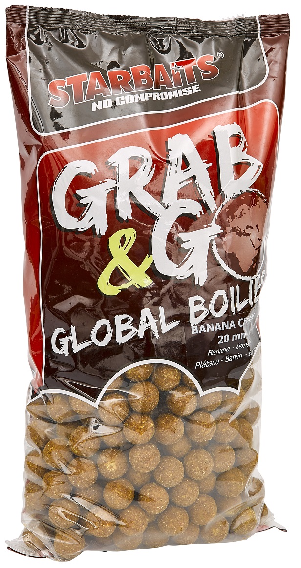 Starbaits Global boilies BANANA CREAM 20mm 2,5kg