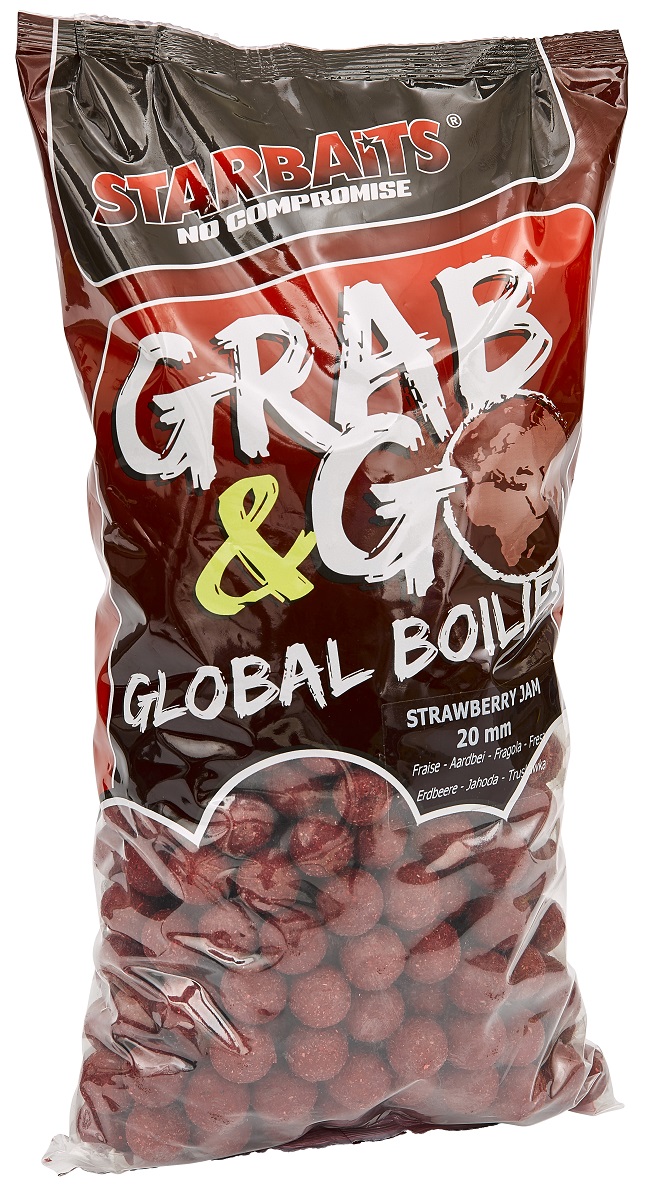 Starbaits Global boilies STRAWBERRY JAM 20mm 2,5kg