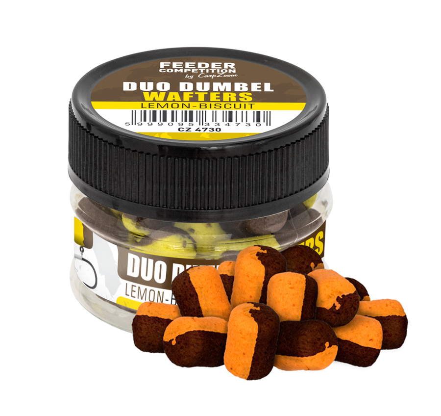 Carp Zoom Duo Dumbel Wafters - 8x12mm čokoláda - pomaranč