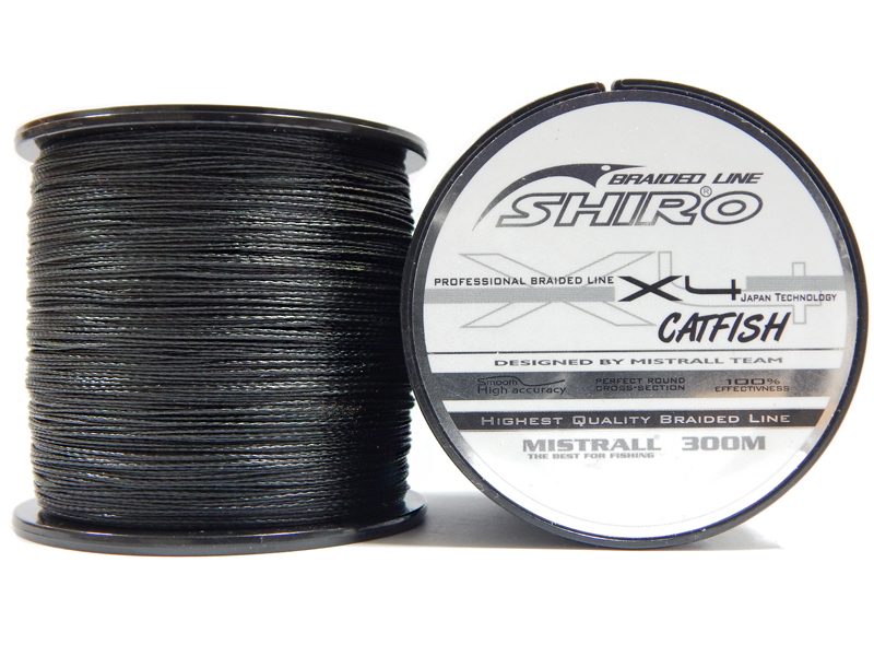 Mistrall Shiro Catfish 300m 0,80mm čierna 72,6kg