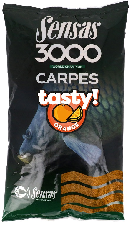 Sensas 3000 Carp Tasty Orange (kapor pomaranč) 1kg