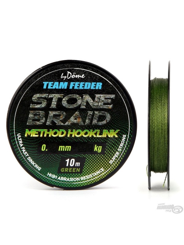 By Döme Team Feeder Stone Braid Green 0,12 mm / 10 m - 6,80 kg