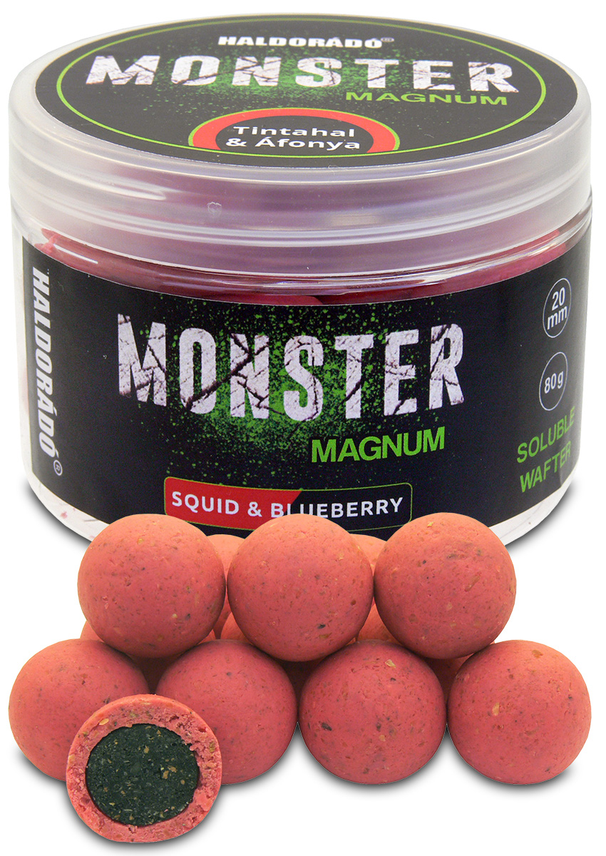 Haldorádó MONSTER Magnum 20 mm - Tintahal & Áfonya-Squid-čučoriedka