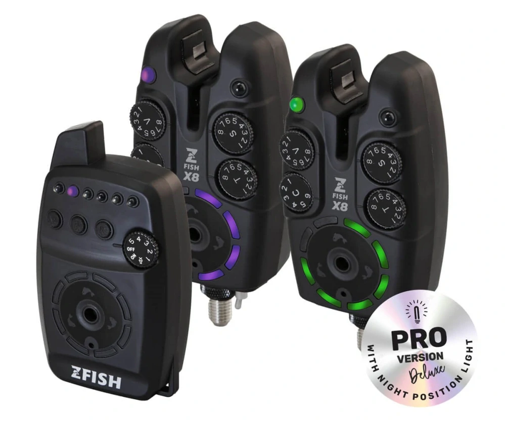 ZFISH SADA HLÁSIČŮ BITE ALARM SET ZX8 PRO 2+1