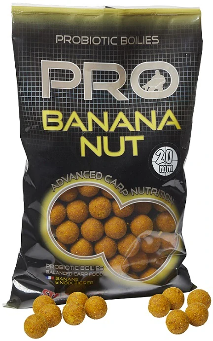 Starbaits Boilies Pro Banana Nut 800g 14mm