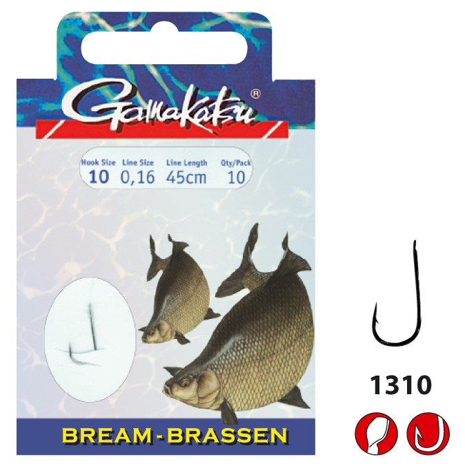 Gamakatsu Bream LS-1310 70cm, háčik č.10, silon 0,16mm