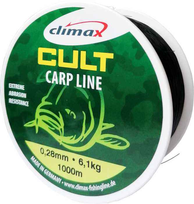 Climax silon Cult Carp line - čierny 1000m 0,30mm