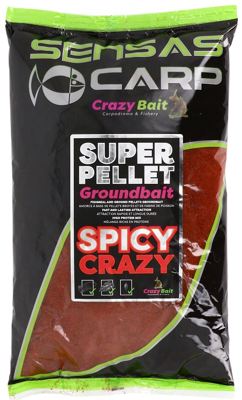 Sensas Crazy Spicy (korenie) 1kg krmivo