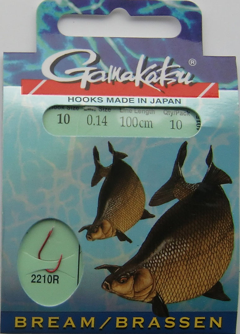 Gamakatsu BKS-2210R 100cm, háčik č.14, silon 0,16mm