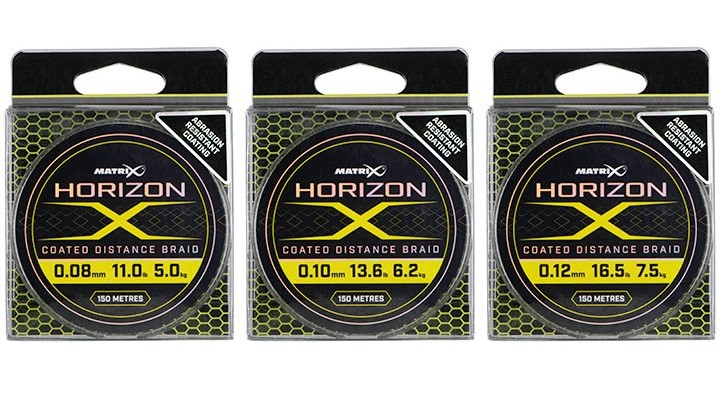 Matrix Horizon X Coated Braid 150m 0,12mm/7,50kg