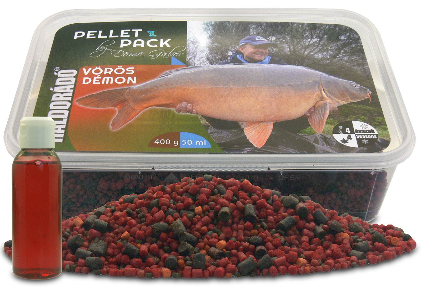 Haldorado Pellet Pack By Döme Gábor - Vörös Démon-Červený Demon