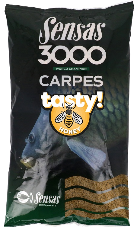 Sensas 3000 Carp Tasty Honey (kapor med) 1kg