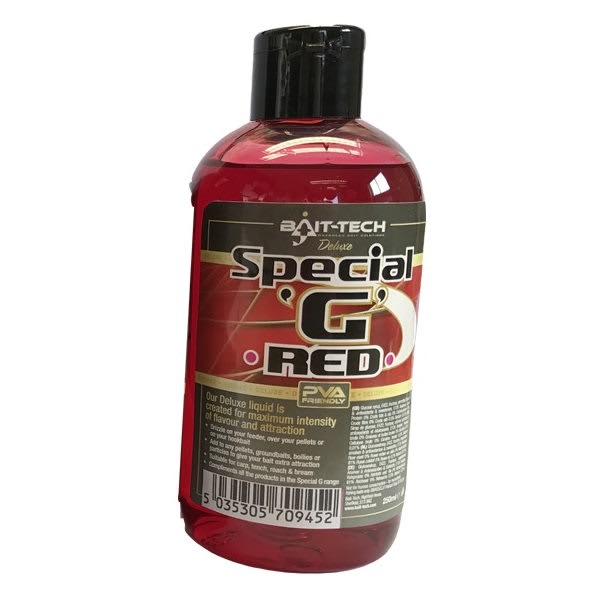 BAIT-TECH TEKUTÝ POSILOVAČ DELUXE SPECIAL G RED 250 ML