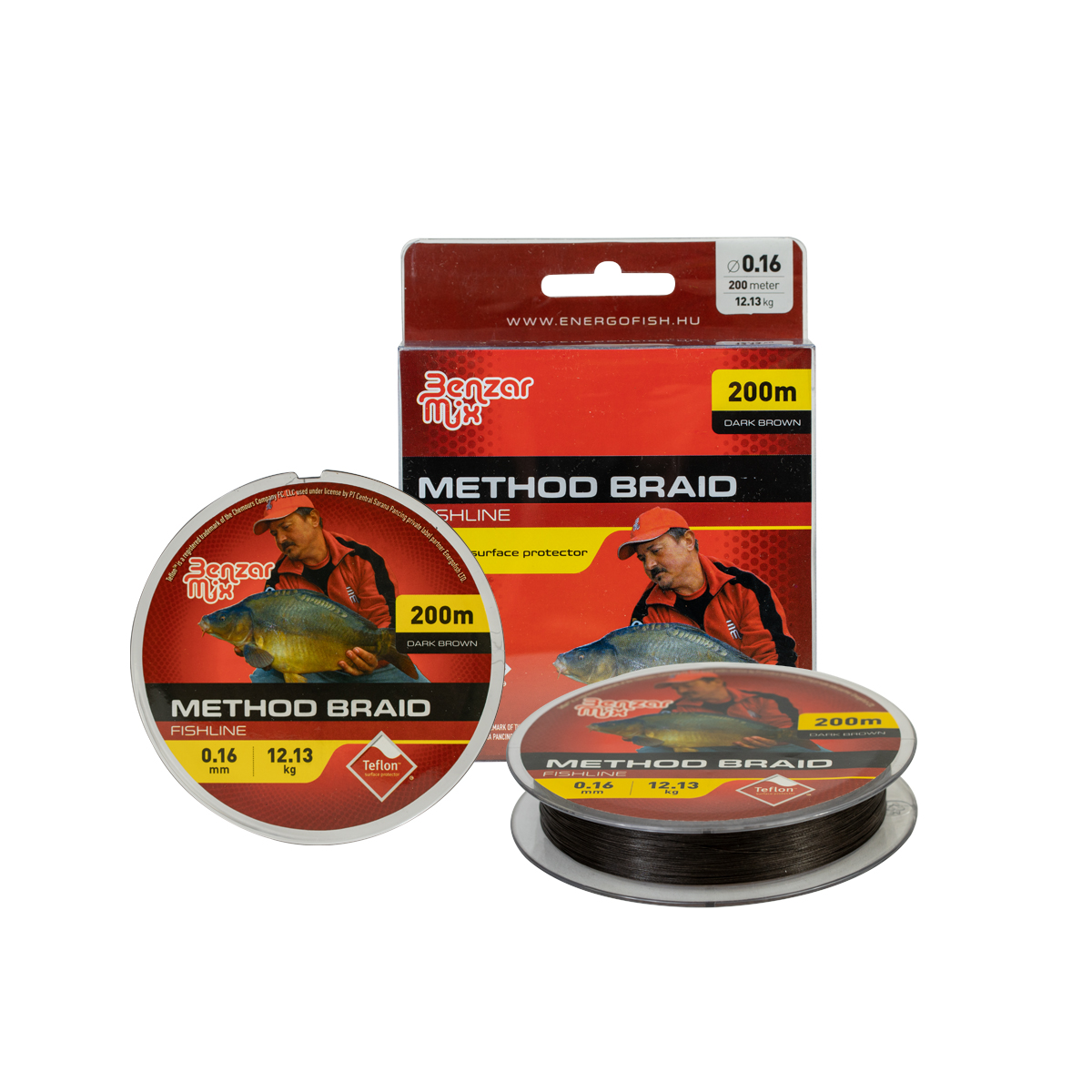 BENZAR METHOD BRAID TMAVOHNEDÝ 200M 0,20mm 16,95kg