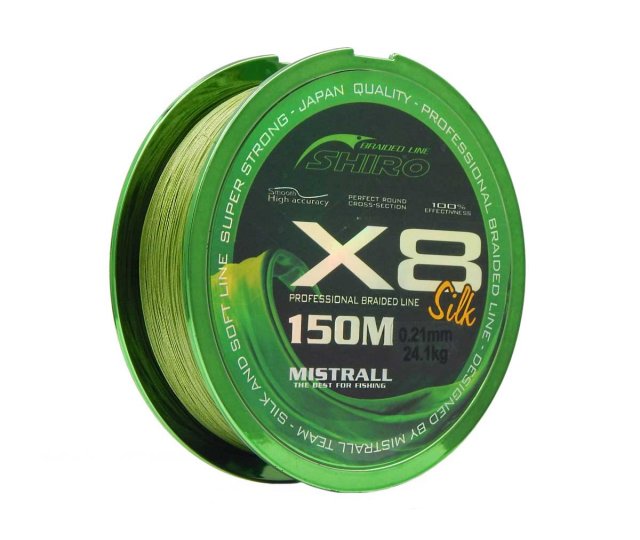 MISTRALL SILK X8 150M 0,23MM F.ZELENÁ