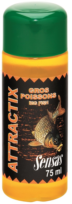 Sensas Posilovač Attractix Gros Poissons / Carp 75ml