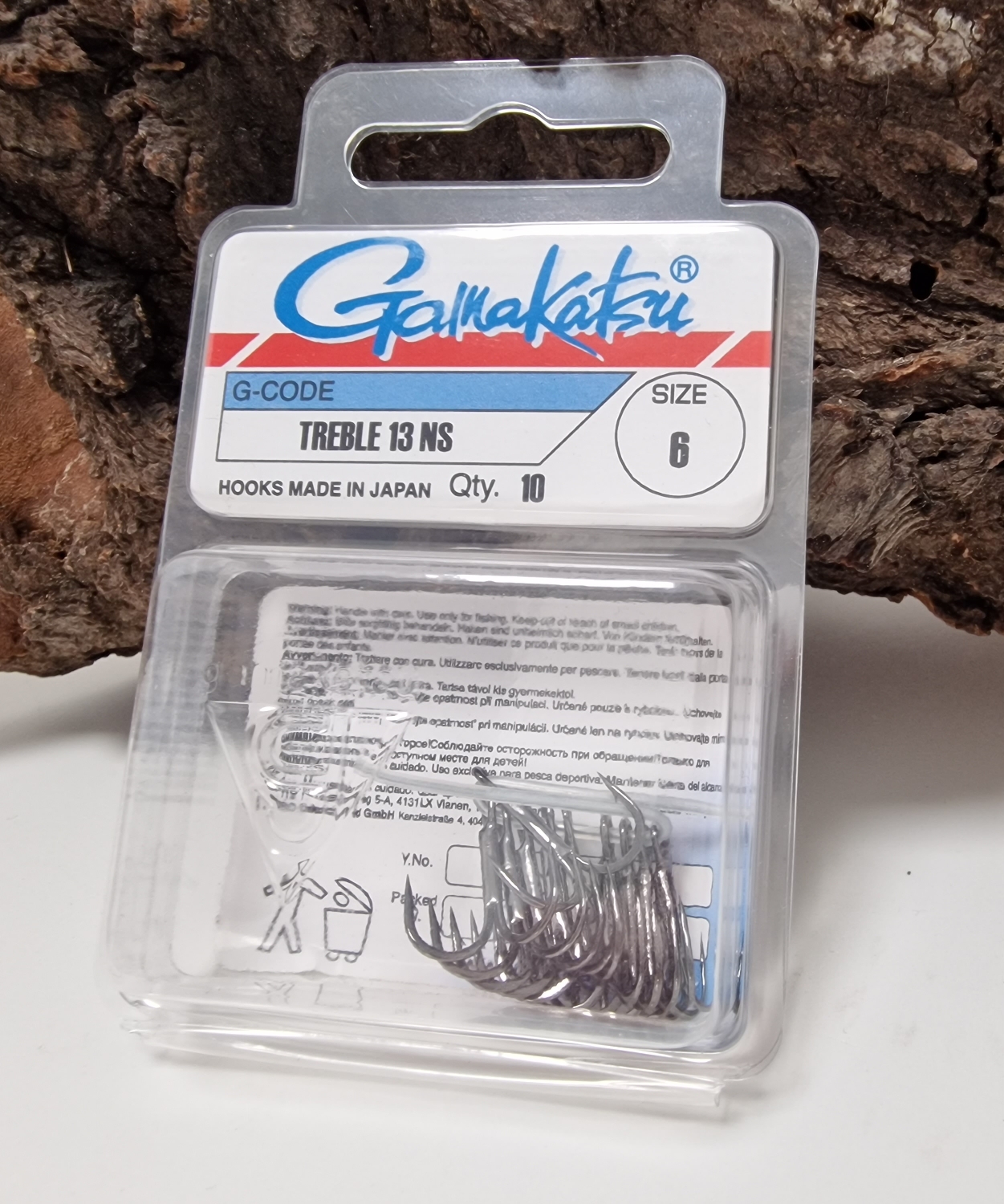 GAMAKATSU TREBLE 13NS veľkosť 8 Black Nikel
