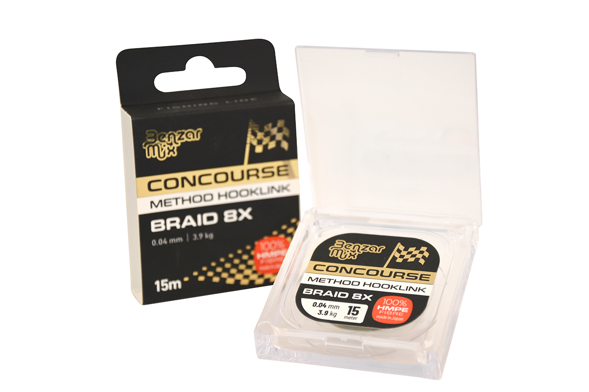 BENZAR CONCOURSE BRAIDED HOOKLINK PLETENÁ NADVAZCOVÁ ŠNÚRA 15M 0,10mm