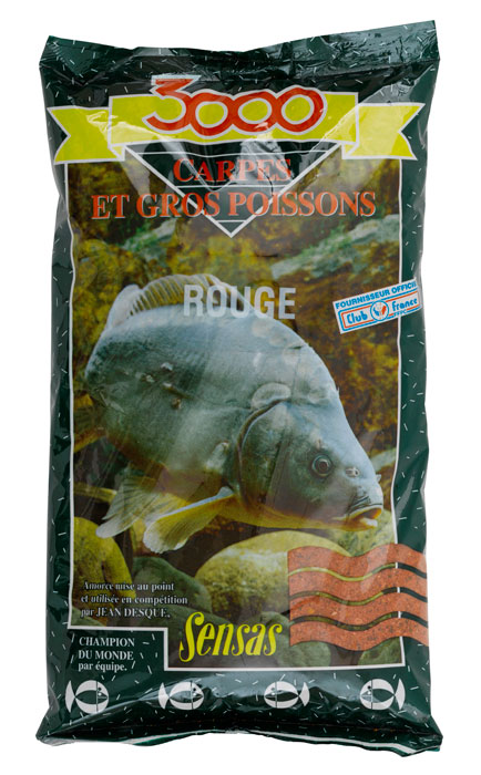 Sensas Krmivo 3000 Carpes Rouge (kapor červený) 1kg