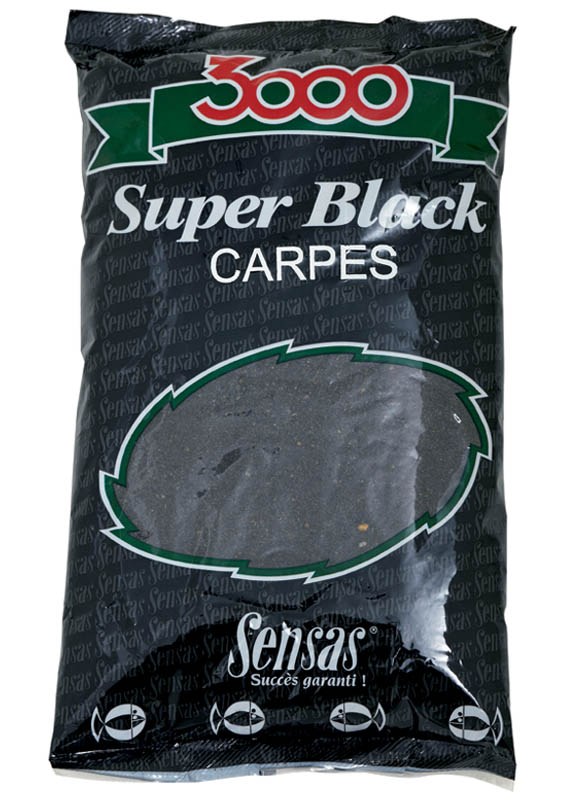 Sensas Krmivo 3000 Super Black (Kapor-čierne) 1kg