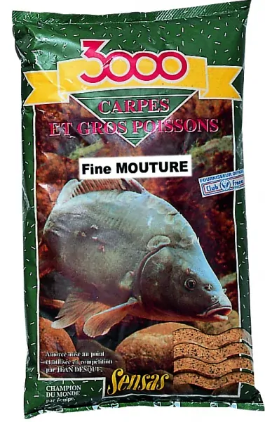 Sensas Krmivo 3000 Carpes Fine Mouture (kapor-jemný) 1kg