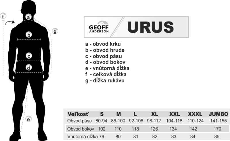 Nohavice Geoff Anderson Urus 6 maskáč
