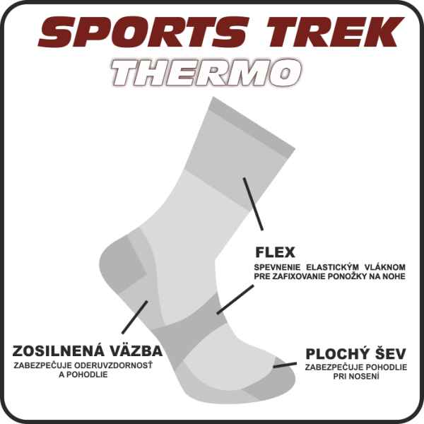 Termo ponožky SPORTSTrek Thermo 43-46