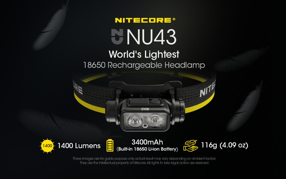 NITECORE Svietidlo NU43 čelovka