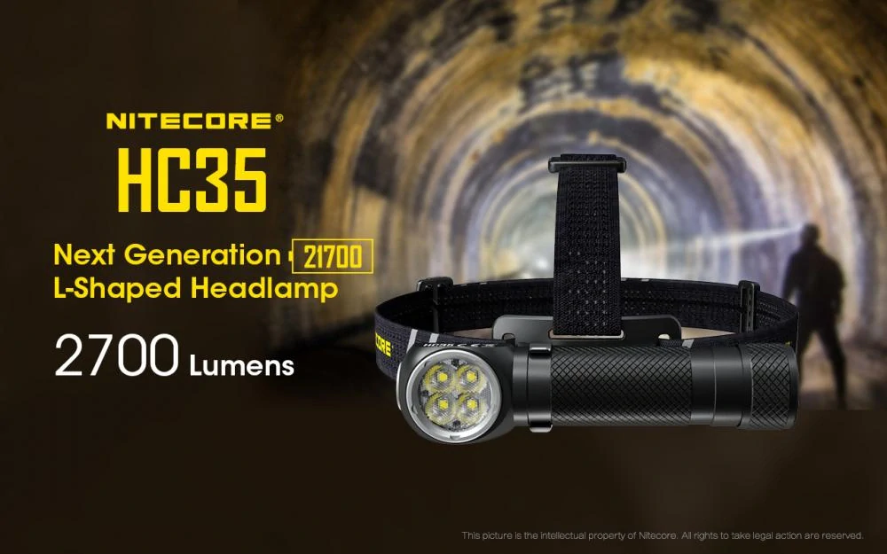 NITECORE HC35 - vysokovýkonná čelovka + NL2140HP