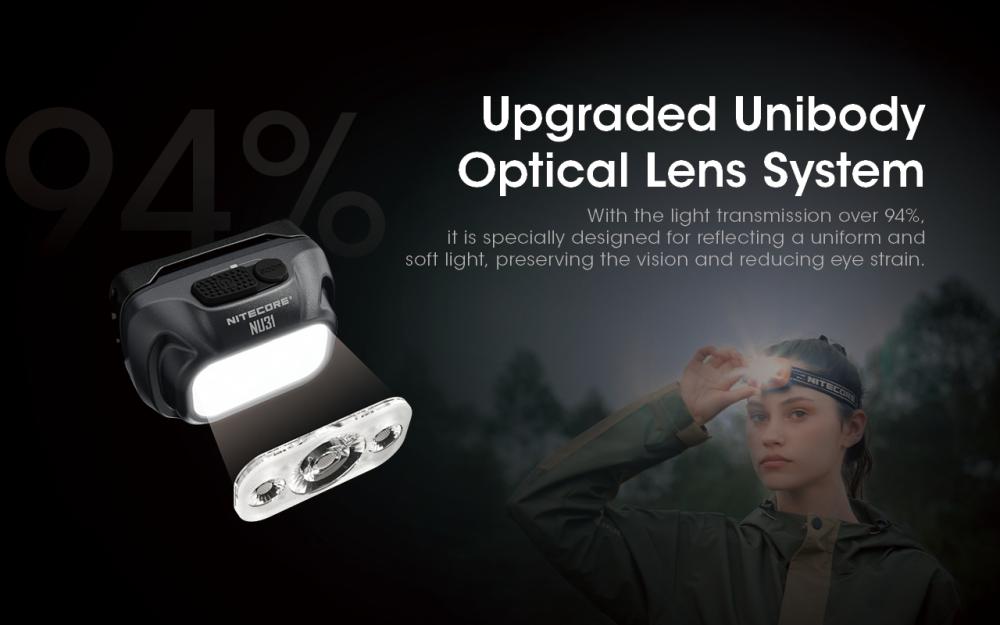 NITECORE Svietidlo NU31 čelovka grey - šedá