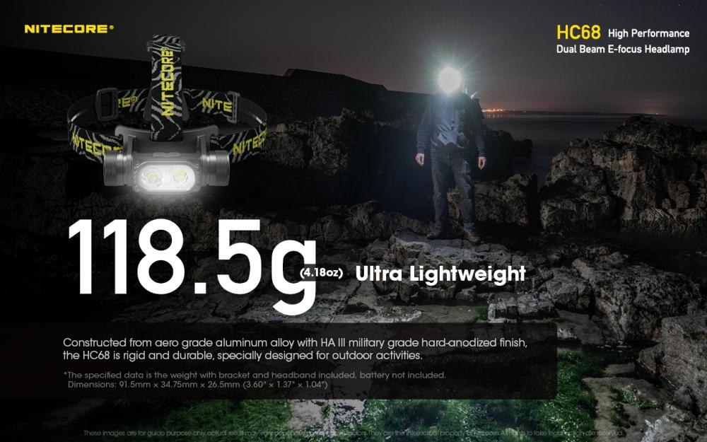 Nitecore HC68 čelovka